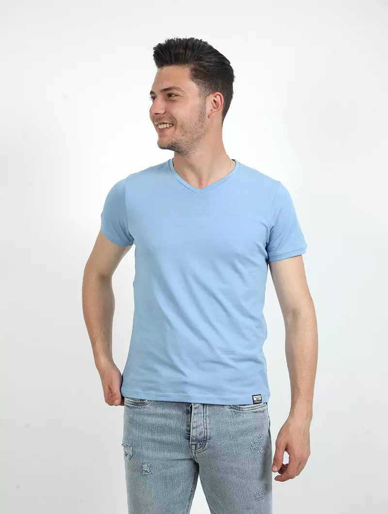 Tee shirt basique col V